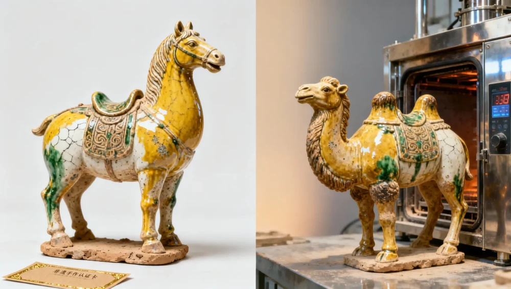 洛阳唐三彩制作工作坊，半天课程能带走自己烧制的成品吗？