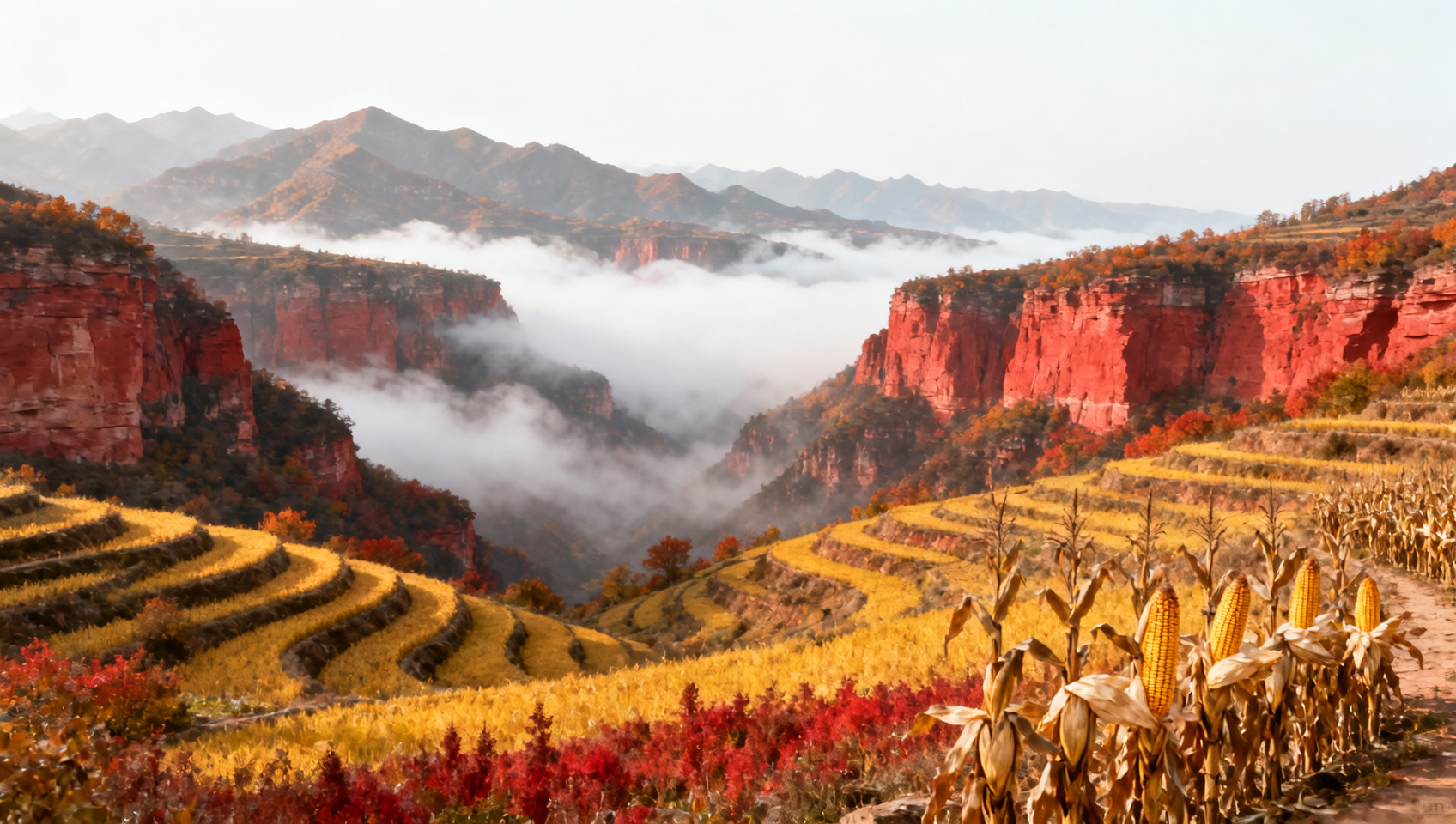 太行大峡谷摄影之旅容易忽略的天气陷阱：为什么9月比10月更易出大片？
