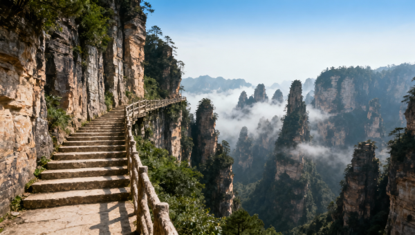 张家界玻璃桥限流后，如何错峰进山？杨家界+袁家界组合路线实测