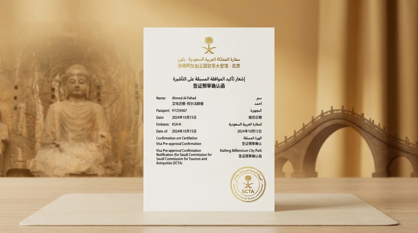沙特SCTA更新中国文旅团队签证白名单，新增洛阳安阳开封地接社