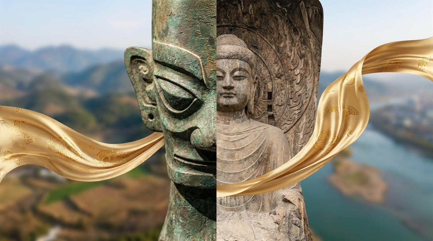 锦绣天府·安逸四川全球传播启动，含三星堆—龙门石窟文化线路
