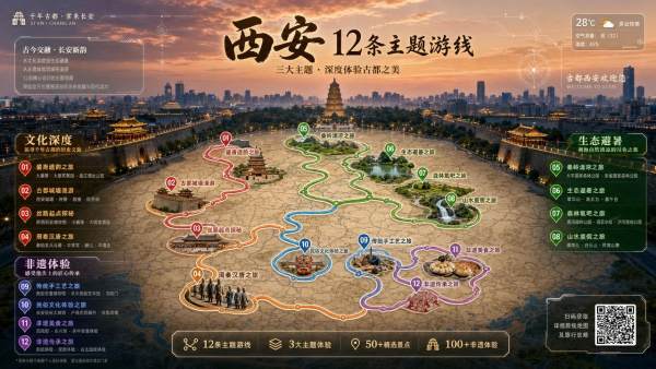 西安入境游大会发布12条国际分销适配线路
