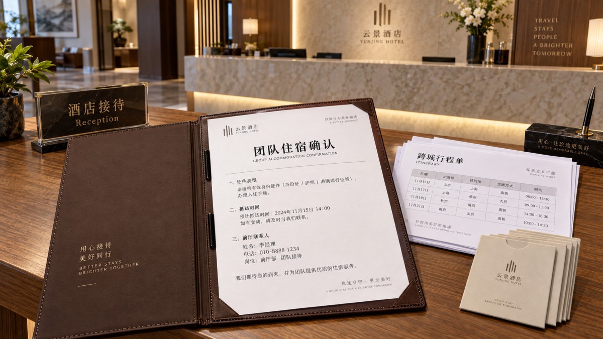 中國全景遊入境團接待如何提前核實酒店入住資格？