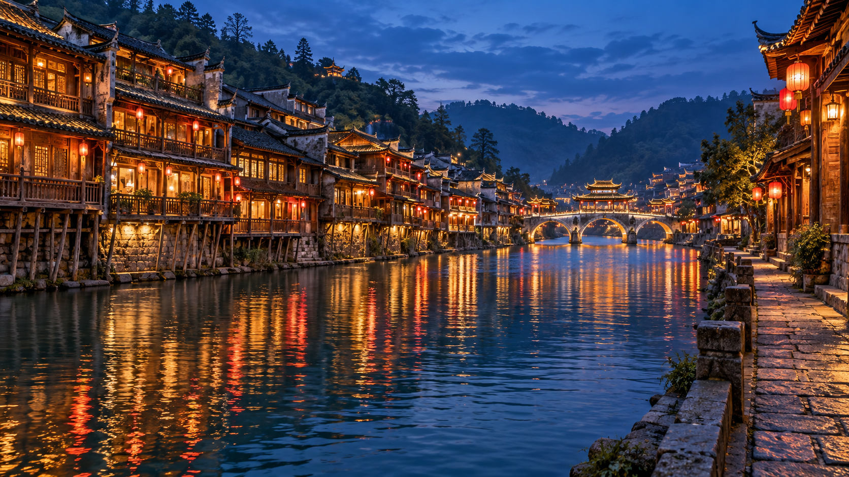 张家界凤凰古城游有必要在凤凰住一晚吗？
