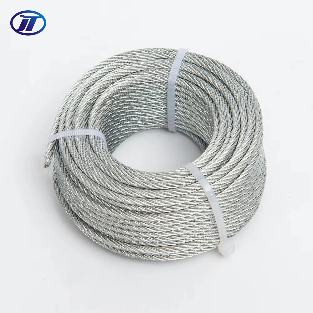 Оцинкованный стальной канат Hot DIP 6X7+FC 6X7+IWS 8mm