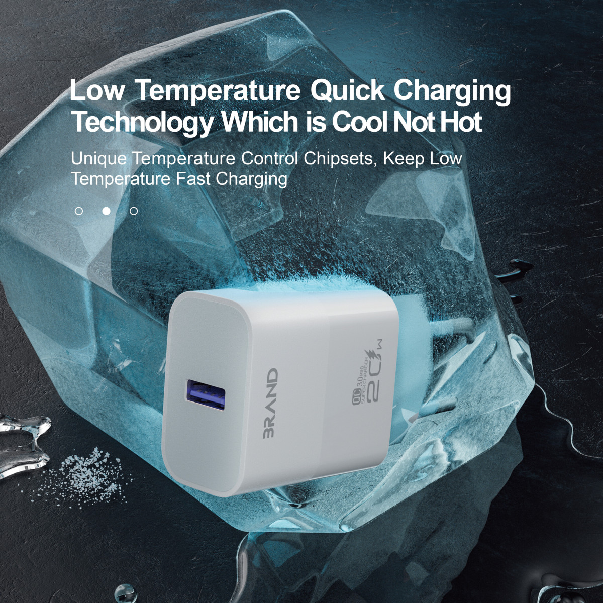 Быстрая зарядка QC мощностью 20 Вт Поддерживает протоколы быстрой зарядки Huawei и Apple