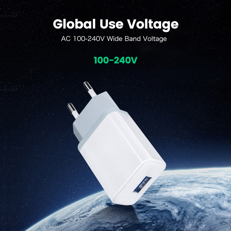 USB-зарядное устройство на 5 В 2.1 А с функцией быстрой зарядки Apple / Samsung