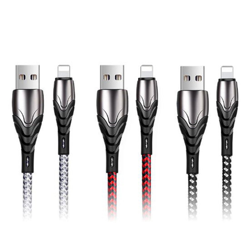 A027 сверхбыстрая зарядка на 5 ампер с двойной оплеткой из нейлона быстрая полная зарядка Поддержка быстрой зарядки QC