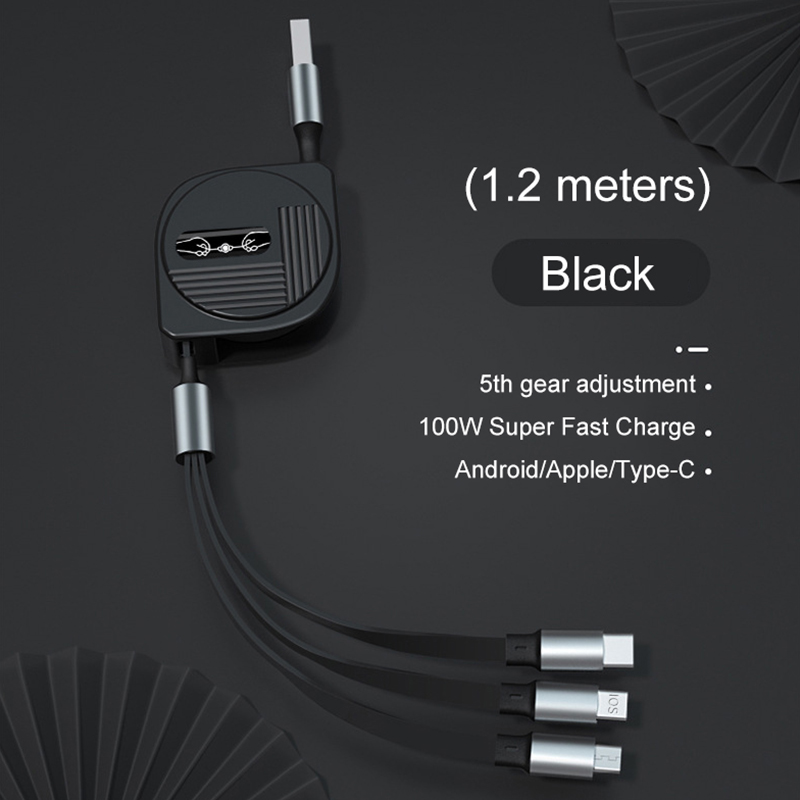 G7 Быстрая зарядка мощностью 100 Вт одним нажатием кнопки, трехскоростная быстрая зарядка