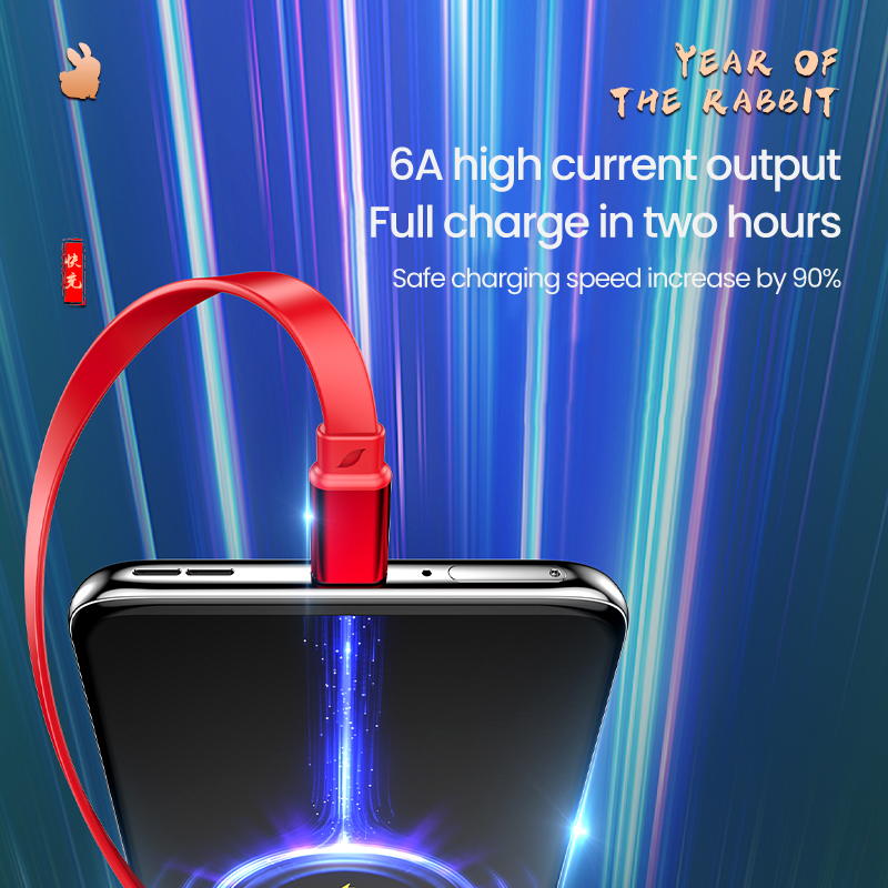 A052 Настраиваемый высокоточный кабель для быстрой зарядки данных 