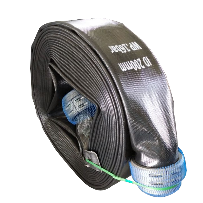 8 inch 240PSI W.P. TPU layflat water frac hose