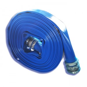 6 inch 240PSI W.P. TPU layflat hose, High pressure blue water hose pipe