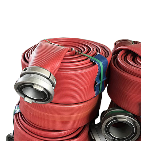 High quality 4 inch NBR layflat hose，high pressure rubber agricultural irrigation hose