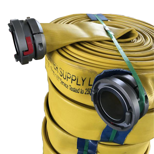 High quality 4 inch NBR layflat hose，high pressure rubber agricultural irrigation hose