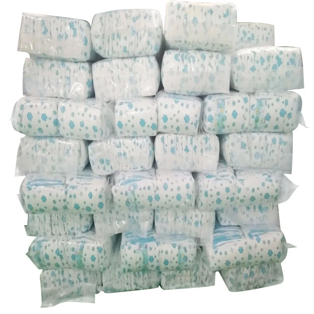 Disposable B Grade Baby Diaper Stock 3D Rounder