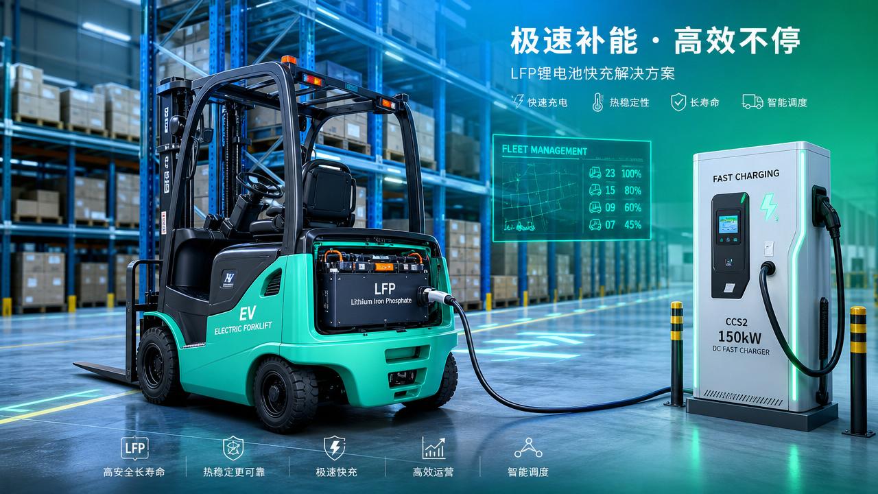 叉车电池性能趋势：为什么快充正在重塑车队规划