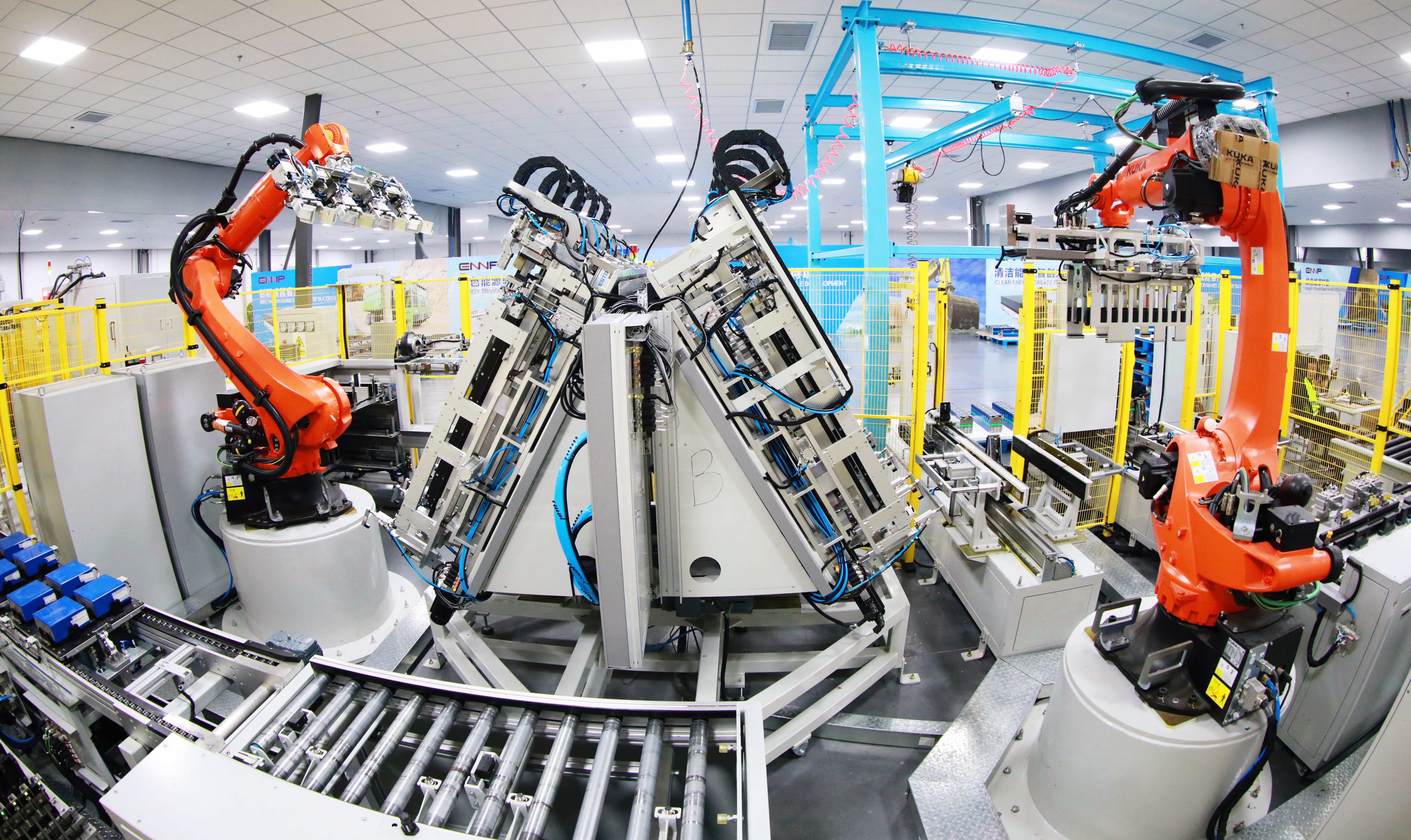 06-Abraço automático para linha de produção de oficina