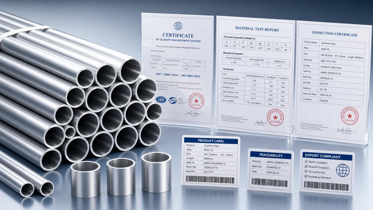 Exportador de Tubos de Aluminio: Certificaciones Clave que Debe Verificar
