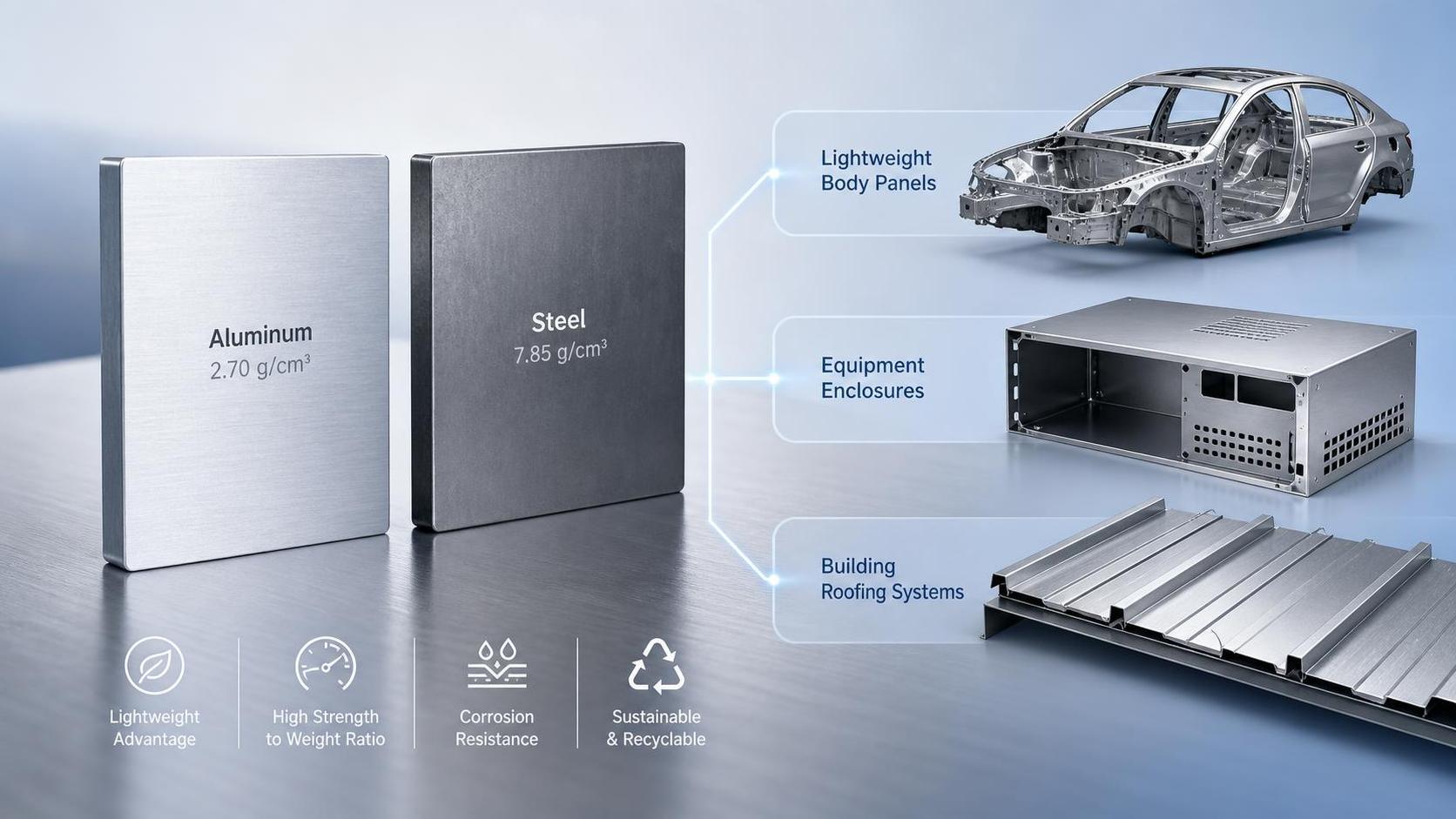 Aluminum Sheet or Steel Sheet: Which Fits Weight-Sensitive Projects Better