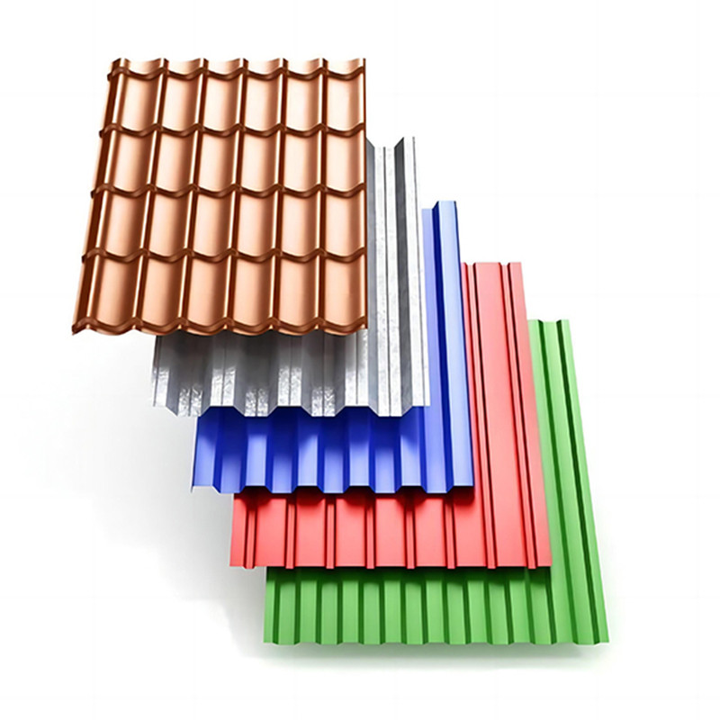 Предварительно окрашенные кровельные листы