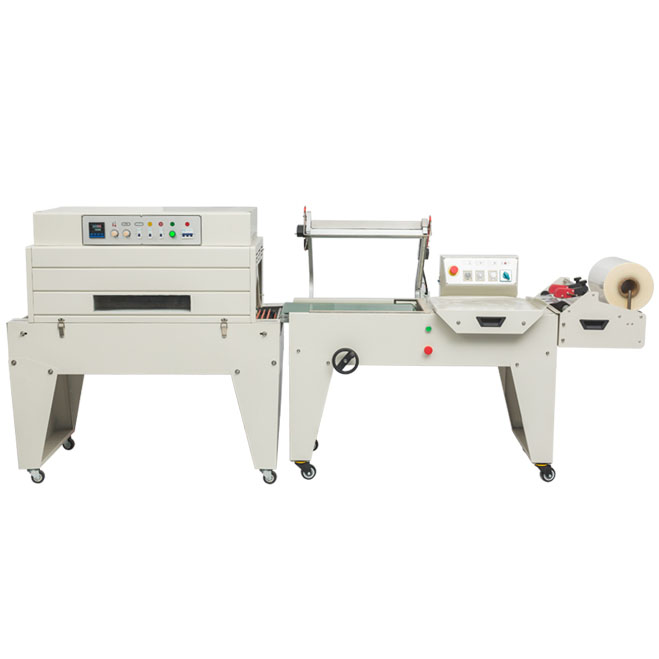 DFQC450 & DSA4525 Semi-Automatic POF Plastic Film L-bar Sealing Machines L Sealers and Shrink Tunnel DFQC450 & DSA4525 Semi-Automatic POF Plastic Film L-bar Sealing Machines L Sealers and Shrink Tunnel