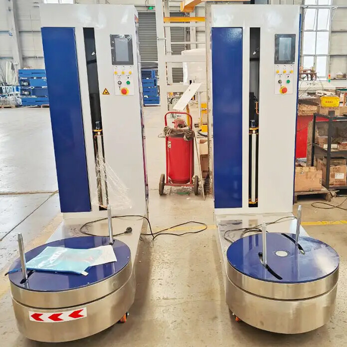 LP600F-L Automatic Airport Luggage Baggage Stretch Film Wrapping Machine