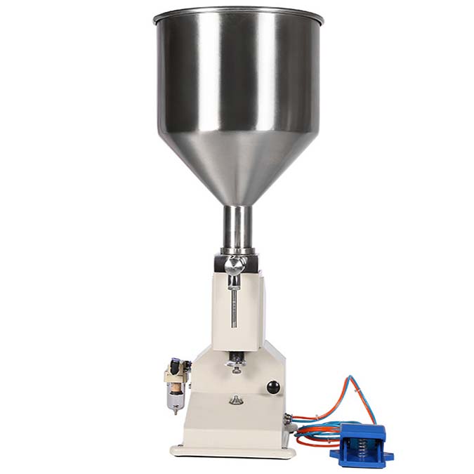 A02 5-50ml Pneumatic Paste Liquid Quantitative Filling Machine for Small Bottle A02 5-50ml Pneumatic Paste Liquid Quantitative Filling Machine for Small Bottle