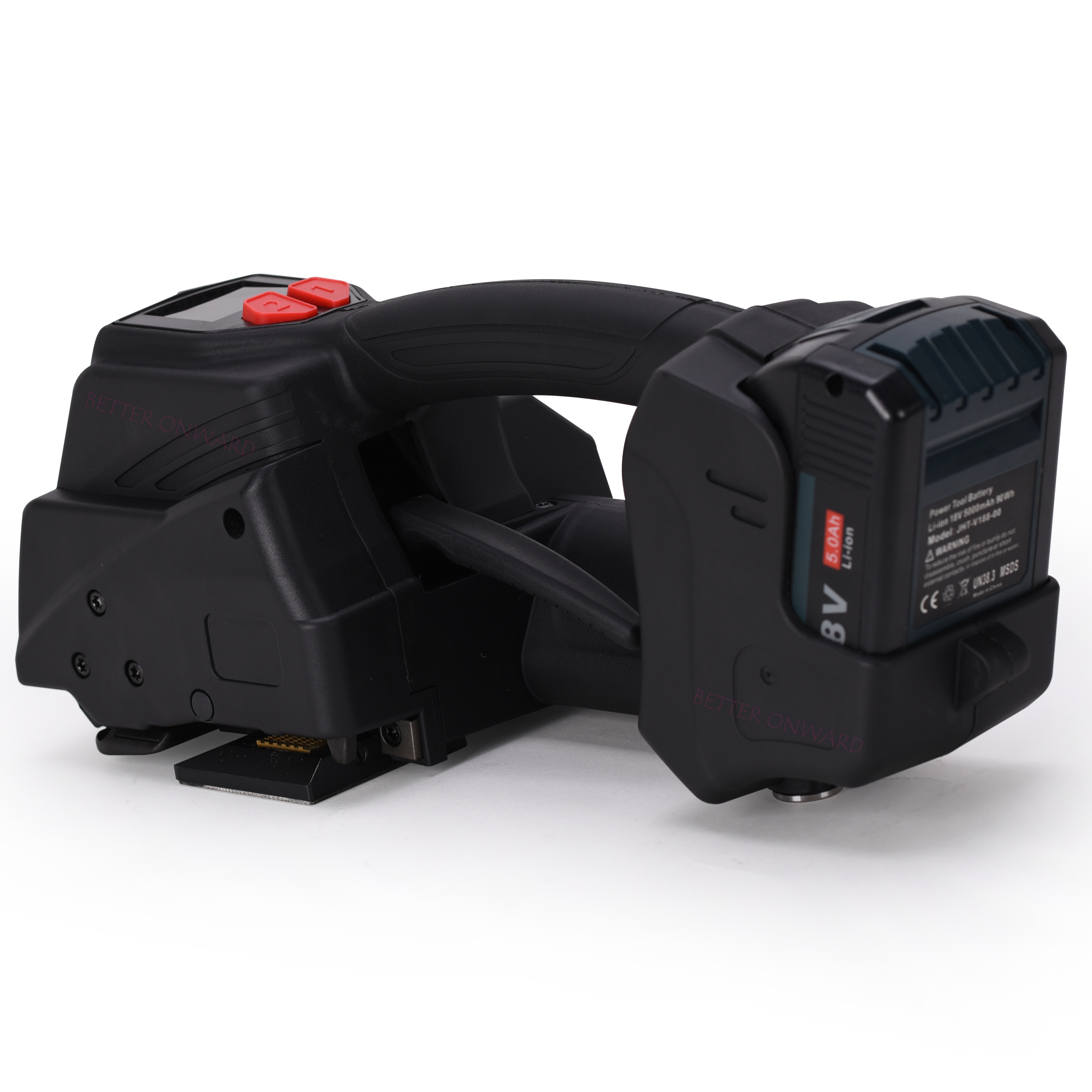 V6 Battery Powered 400-3500N Tension Force 13mm 16mm PP PET Plastic Straps Electric Strapping Tool