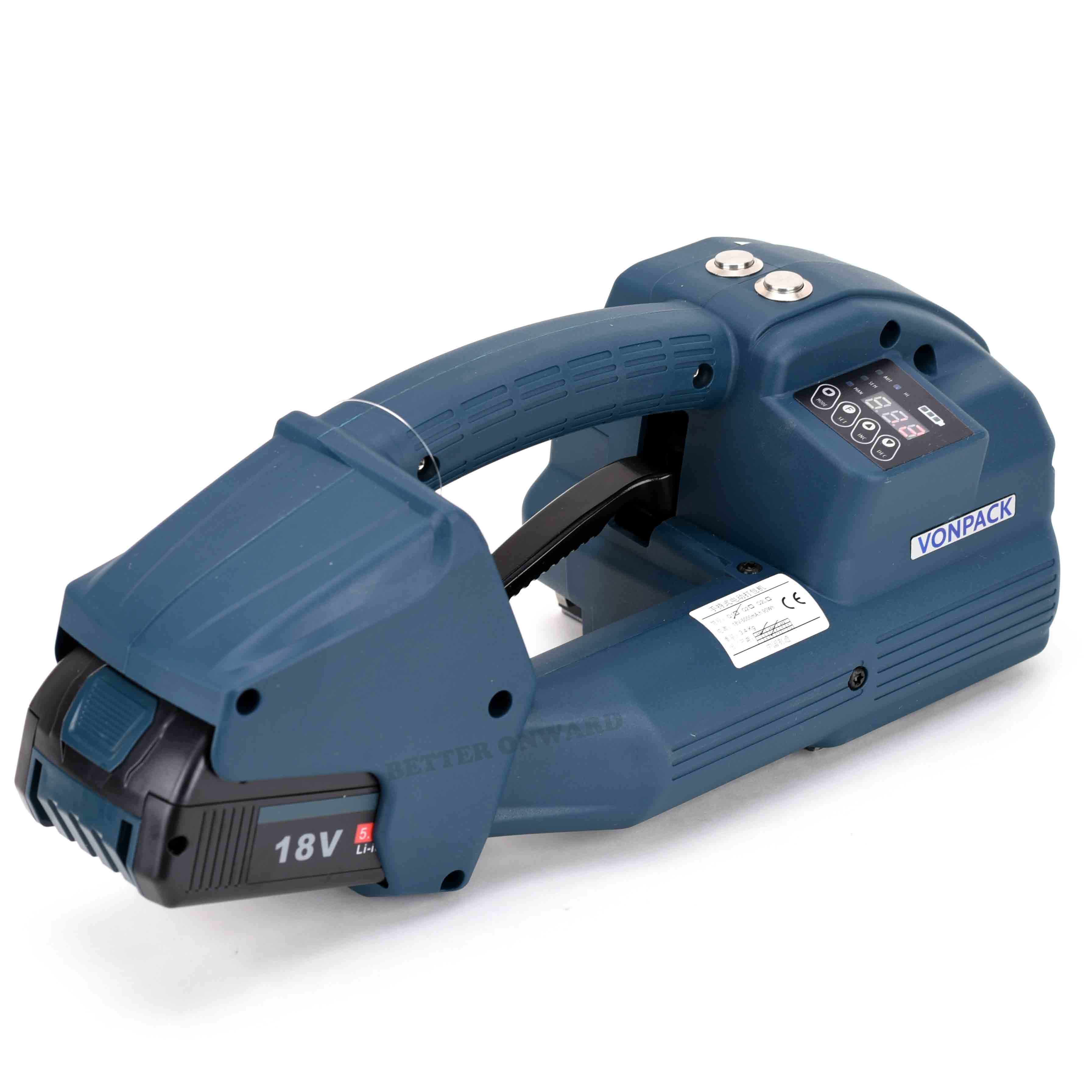 Q1 Full Automatic Battery Storage Type PP PET Straps Friction Welding Strapping Tool