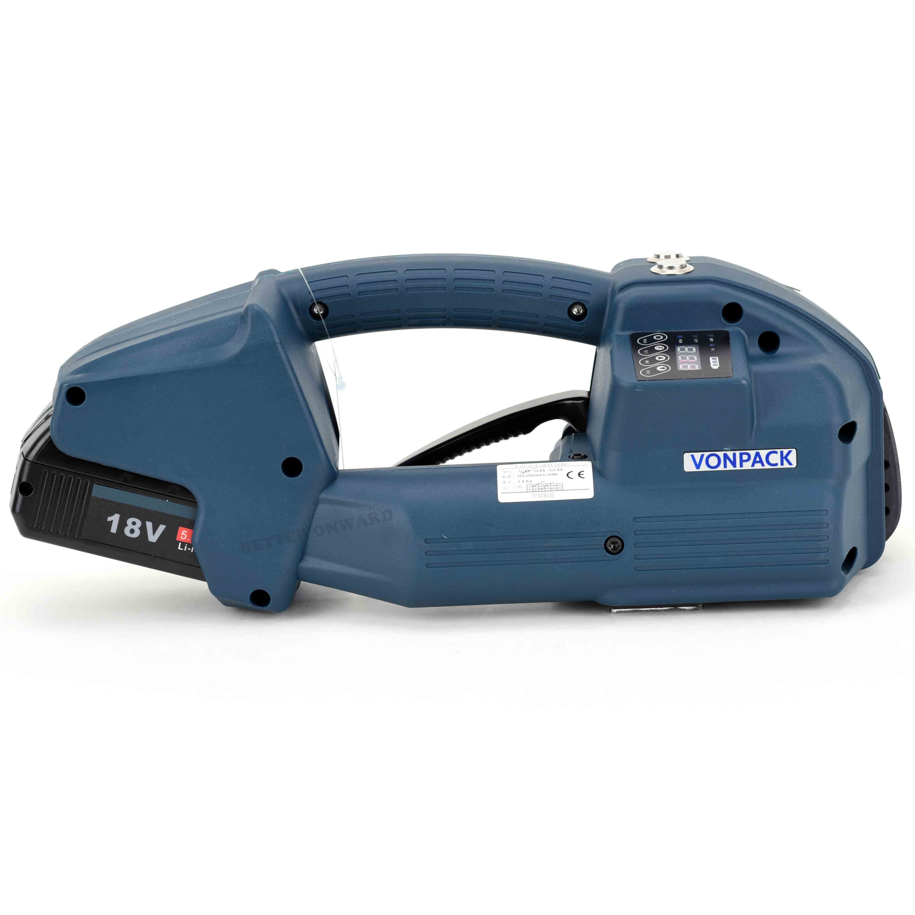 Q1 Full Automatic Battery Storage Type PP PET Straps Friction Welding Strapping Tool