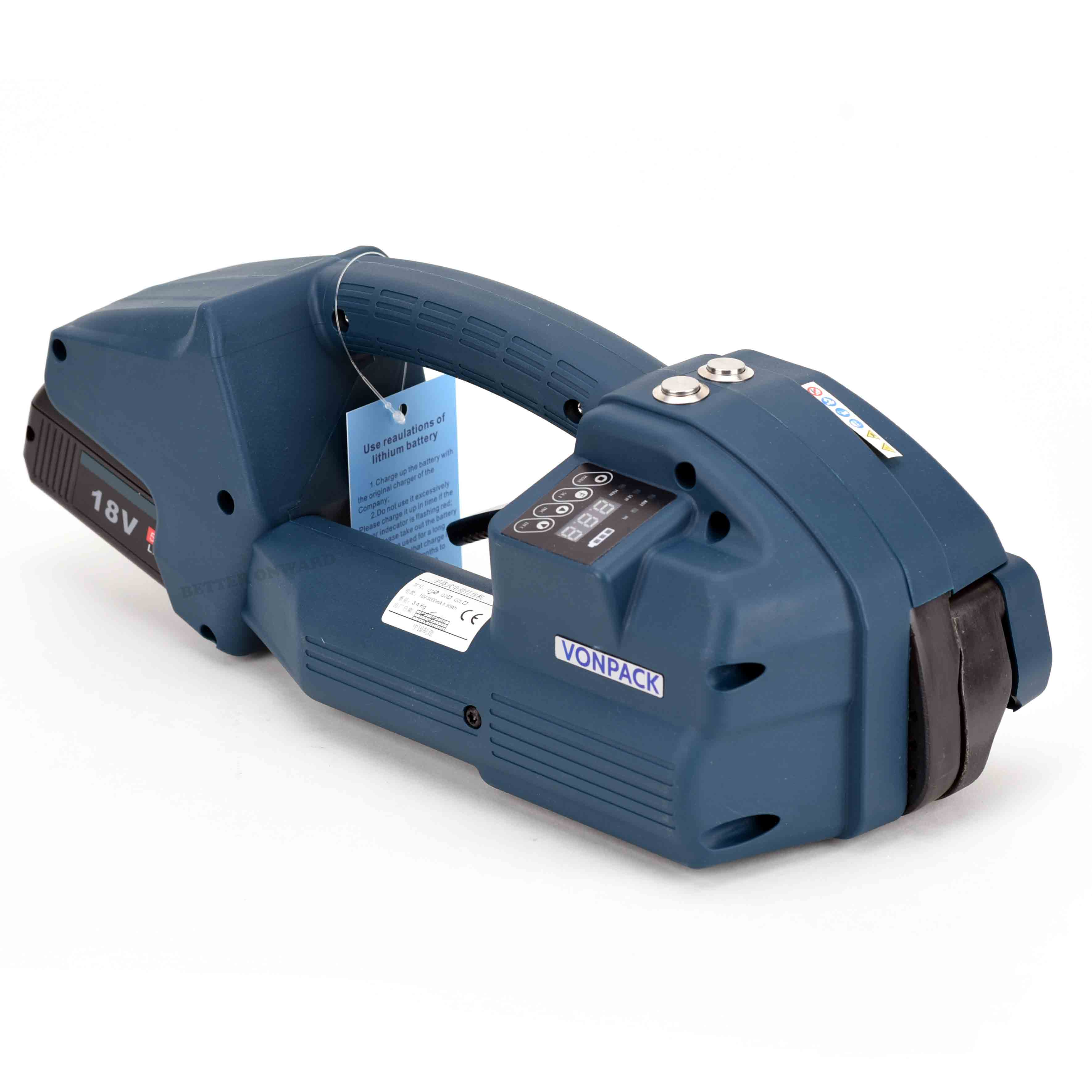 Q1 Full Automatic Battery Storage Type PP PET Straps Friction Welding Strapping Tool