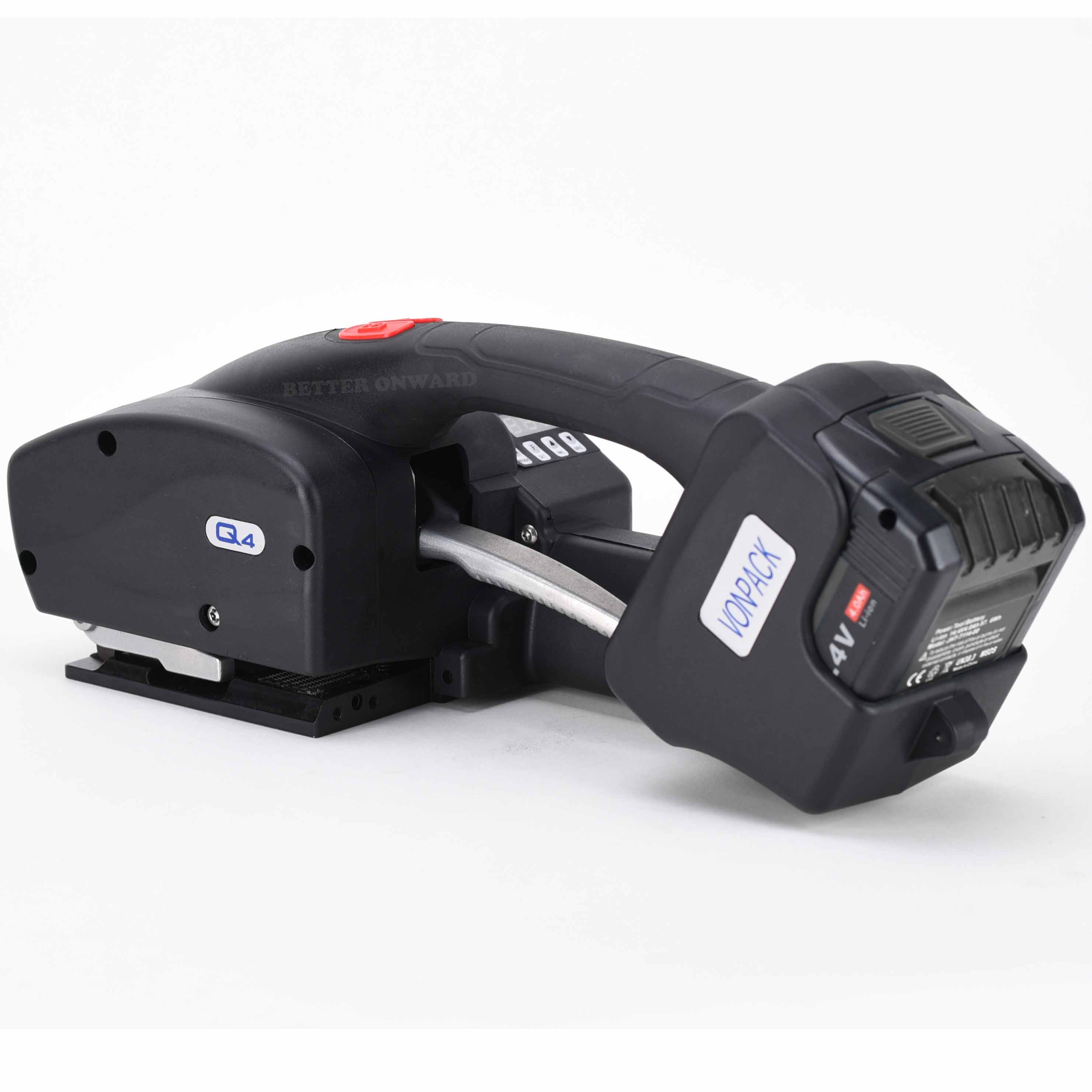 Q4 Handheld Automatic Battery Powered PP PET Plastic Strapping Machine