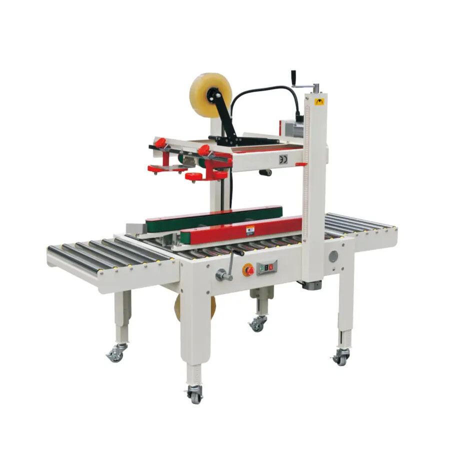 FXJ6050B Semi-Automatic Heavy Carton Box Sealer Adhesive Tape Sealing Packing Machine