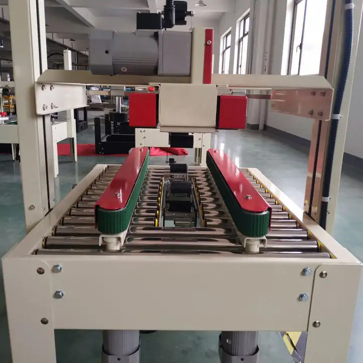 FXJ6050B Semi-Automatic Heavy Carton Box Sealer Adhesive Tape Sealing Packing Machine