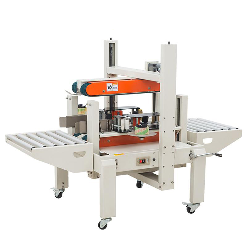 DFXA5050C Semi-Automatic Adhesive Tape Foam Box Side Sealer Cardboard Carton Side Sealing Machine