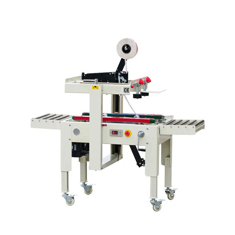 FXJ4030 Electric 110V 220V Adjustable Two Sides Driving Belts Carton Case Sealer Cardboard Box Sealing Packing Machine