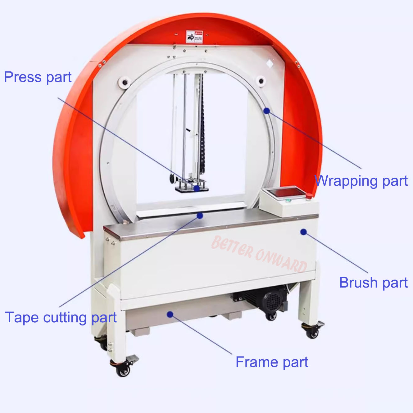 FXW6060 Automatic Carton Adhesive Tape Wrapping and Sealing Machine FXW6060 Automatic Carton Adhesive Tape Wrapping and Sealing Machine