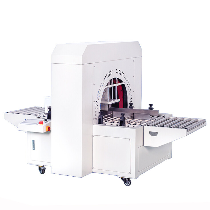 DCW500 Automatic Horizontal Type Foam Box Carton Case Tape Wrapping and Sealing Machine