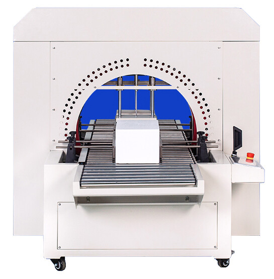 DCW500 Automatic Horizontal Type Foam Box Carton Case Tape Wrapping and Sealing Machine