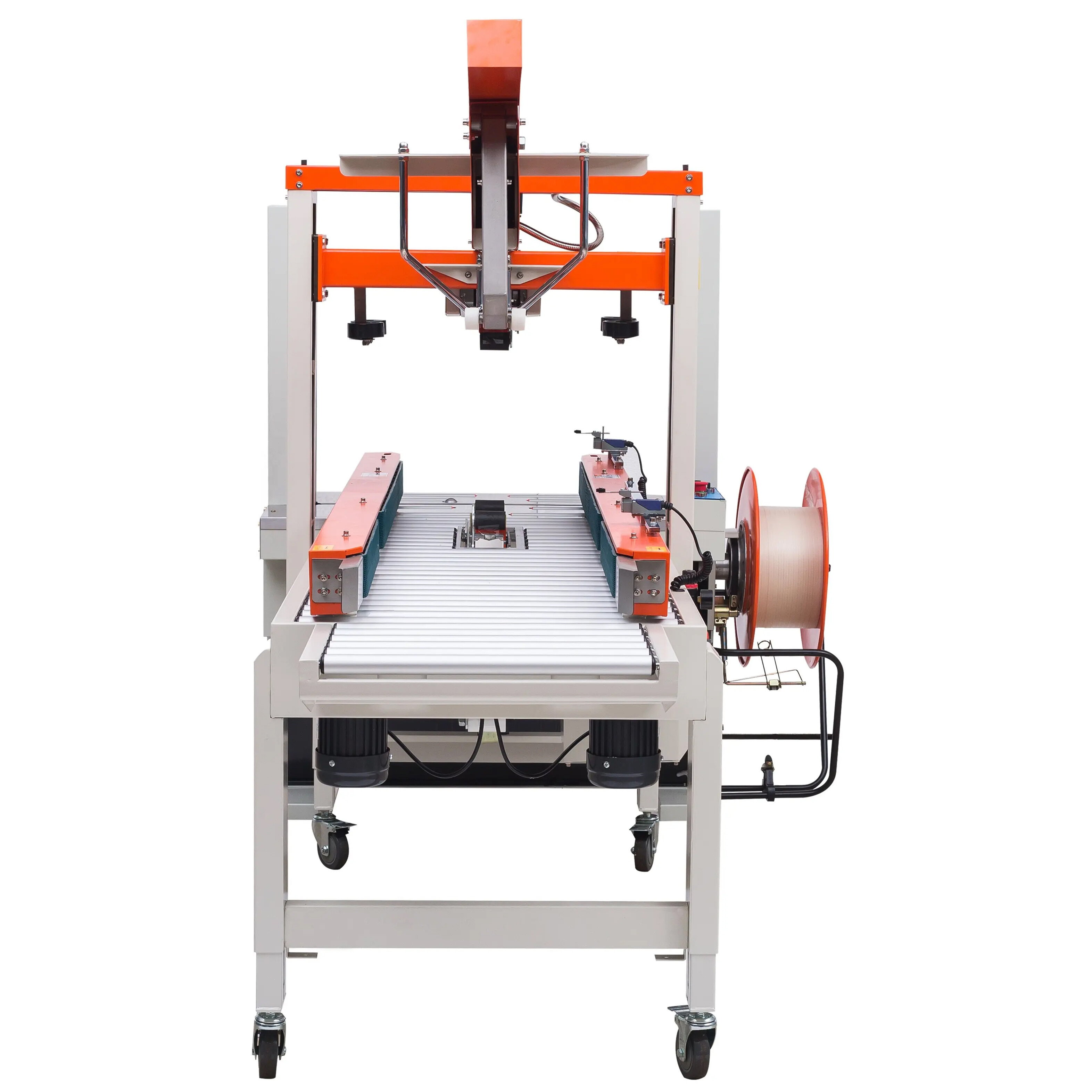 FXJ5050AZ & DBA200 Automatic Carton Box Case Sealing and Strapping Machine