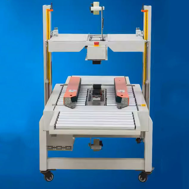 DQFXC5050 Fully Automated Random Size Adjustment Cardboard Case Sealer Carton Sealing Machine