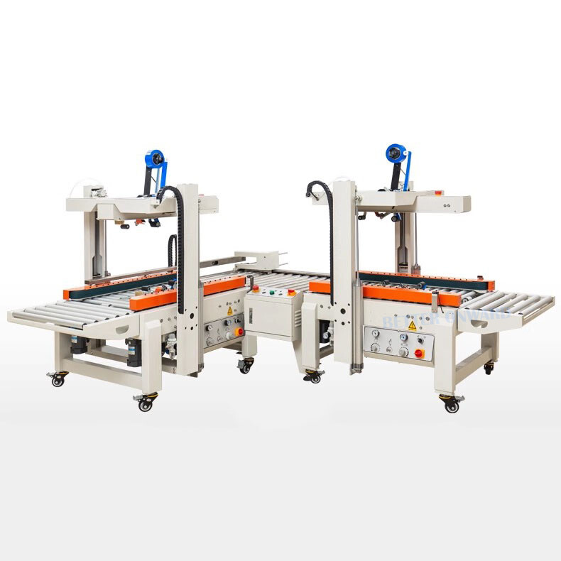 DQFXC5045X & DQFXC5045XBB Automatic Combination Carton Sealing Machine with 90 Degree Corner