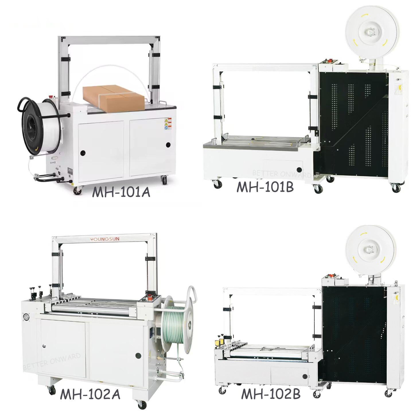 MH-101A MH-101B MH-102A MH-102B Automatic PP Strap Strapping Machine