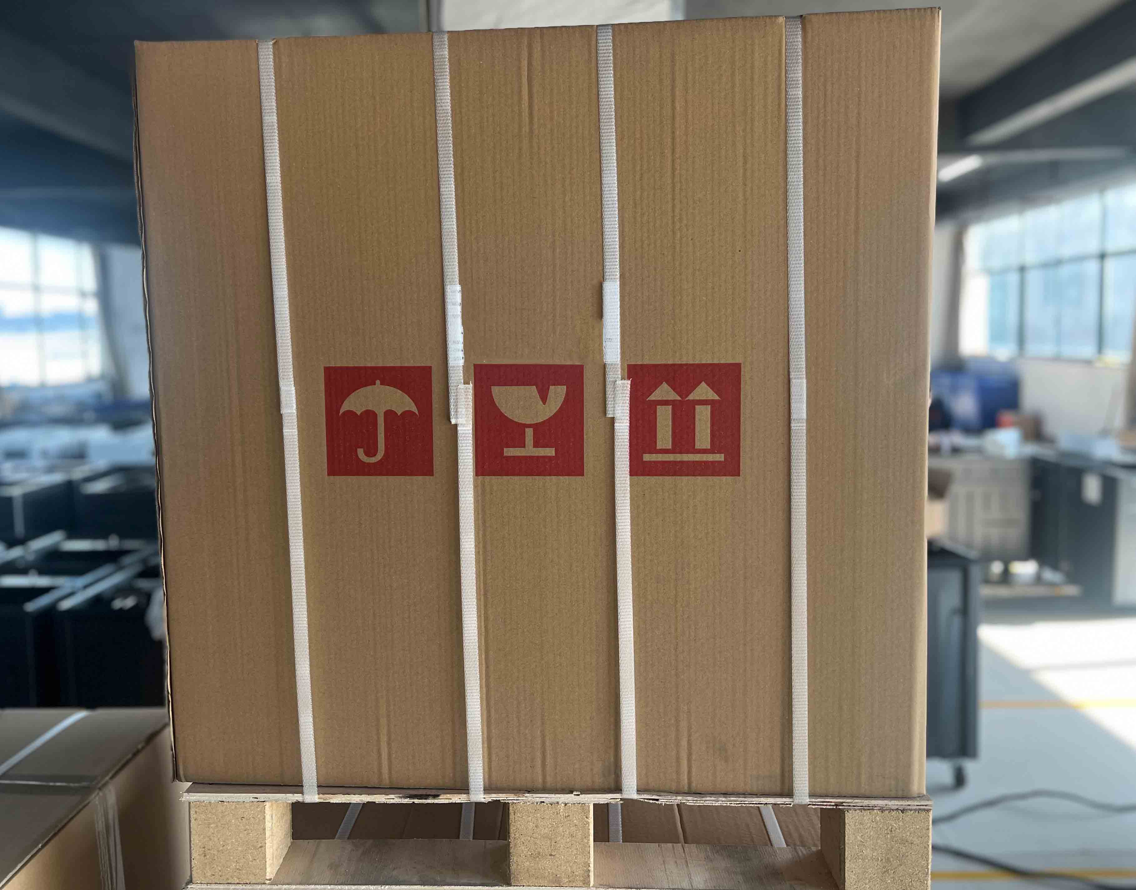 YS-A2H Electric Semi Automatic Polypropylene Straps Strapping Machine with Feed/Tension/Seal/Cut function