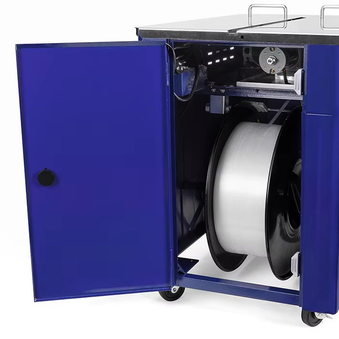 YS-A2C Semi-automatic Plastic Strapping Machines PP Strap Hot Melt Banding Machines