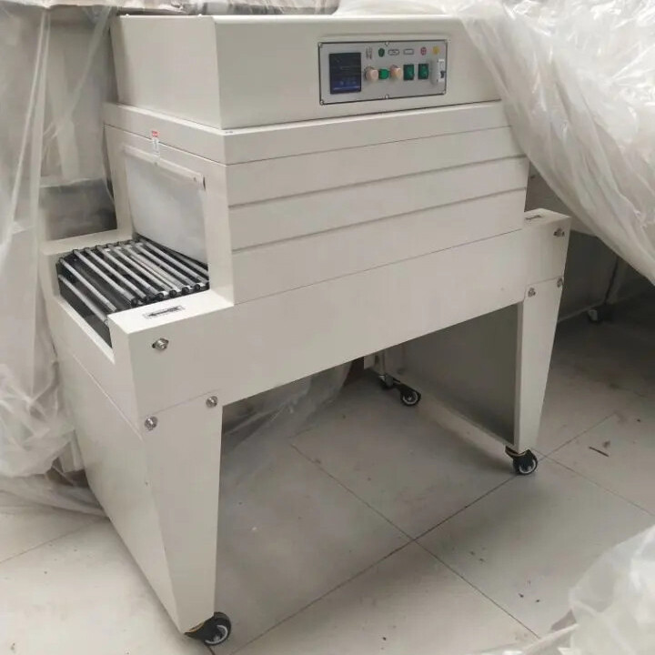 BS-A450 Plastic Film Heat Shrink Tunnel Wrapping Device Continuous Automatic Shrink Packaging Machine