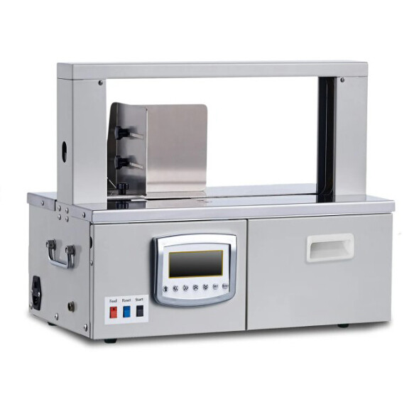 WK02-20 Tabletop 110V 220V OPP Film Paper Band Heat Sealing Banding Machine for Packing Bank Card Books