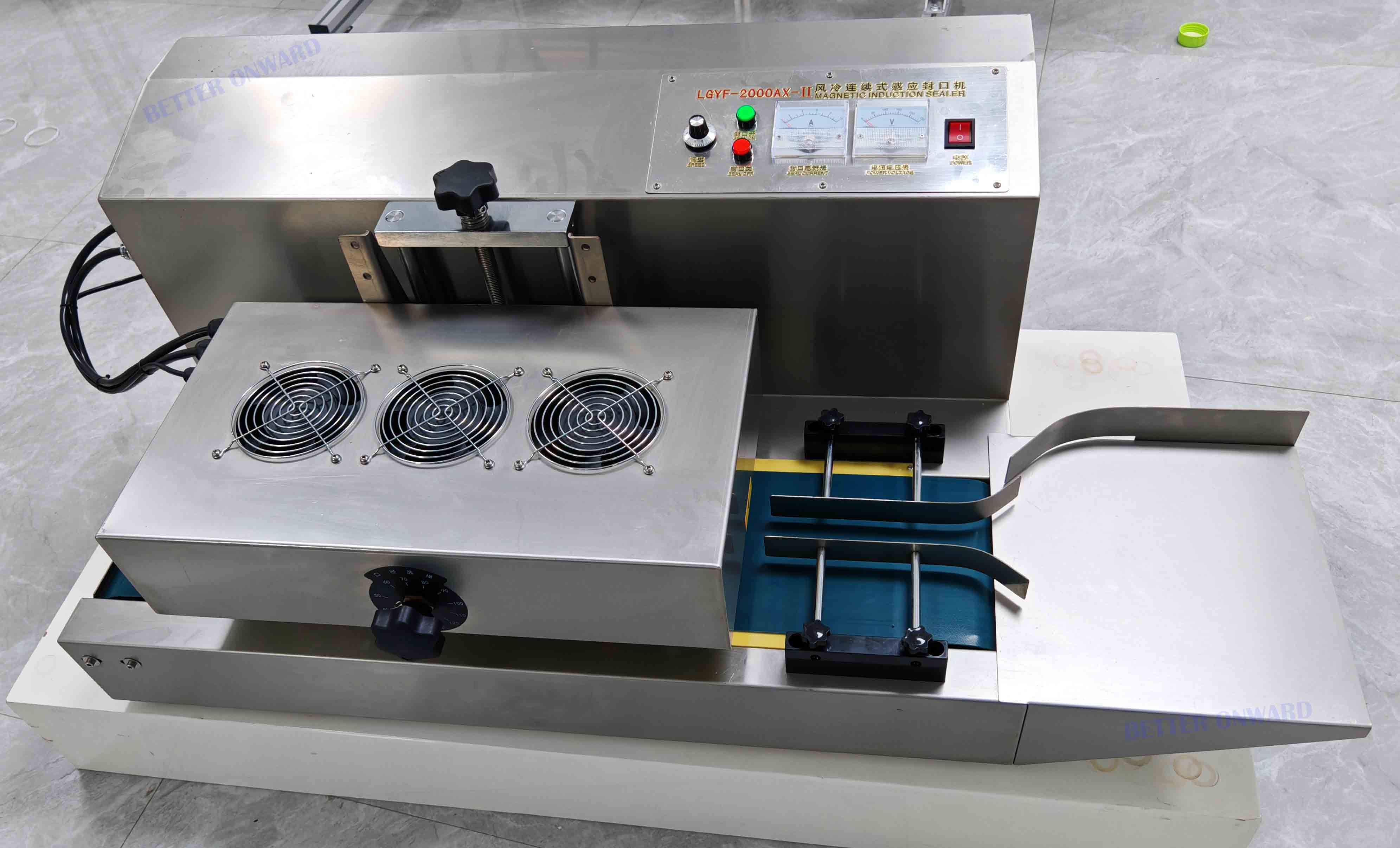 LGYF-2000AX-II Automatic Continuous Electromagnetic Induction Sealer Plastic Bottle Aluminum Foil Sealing Machine
