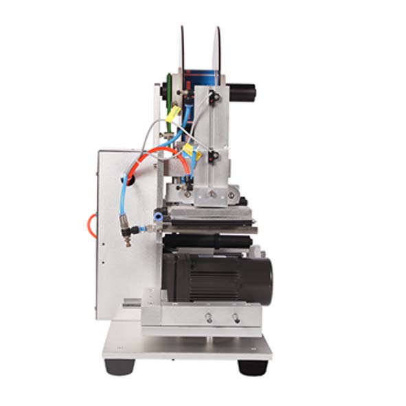 MT-60 Semi-Automatic Glass Metal Plastic PET Bottle Flat Surface Barcode Adhesive Labels Labeling Machine