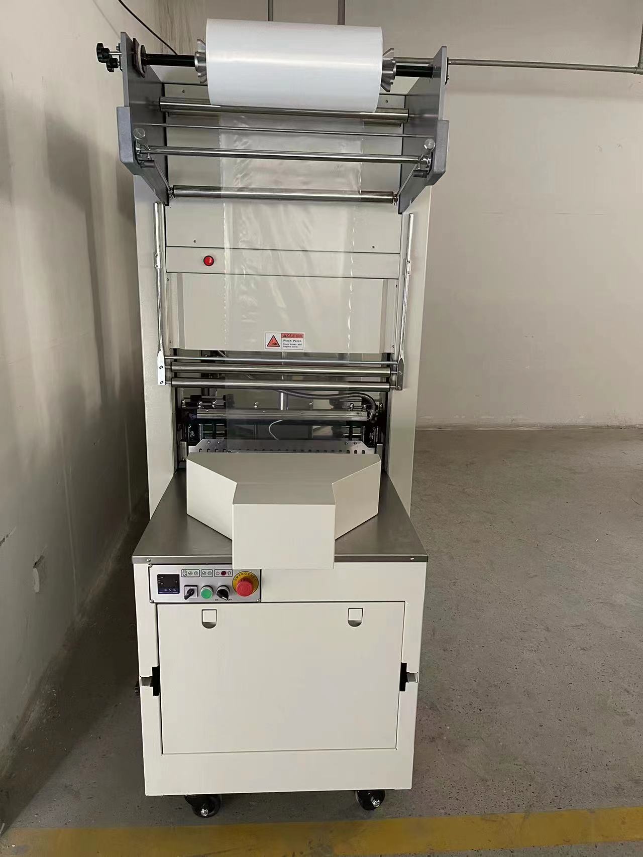 BZJ5038B & BSE6040A Semi-automatic Beverage Bottle Sleeve Wrapping Machine Plastic Film Thermal Shrink Tunnel Packaging Machine